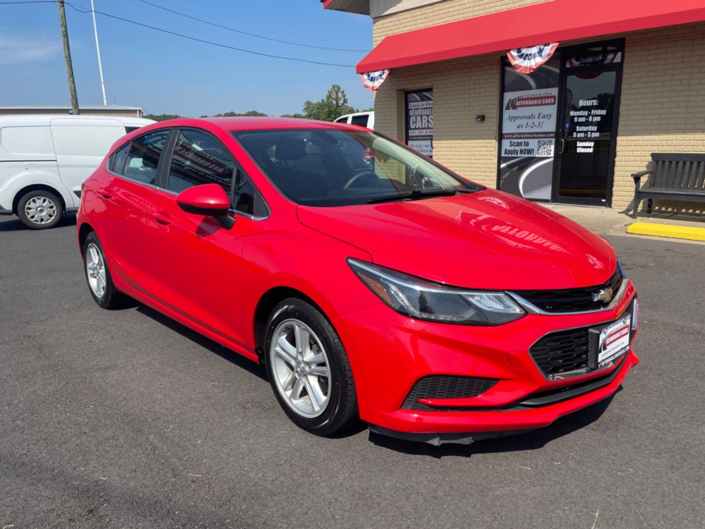 2017 Red Chevrolet Cruze (3G1BE6SM9HS) with an 4-Cyl, Turbo, 1.4 Liter engine, Automatic, 6-Spd transmission, located at 8008 Warden Rd, Sherwood, AR, 72120, (501) 801-6100, 34.830078, -92.186684 - Photo#1