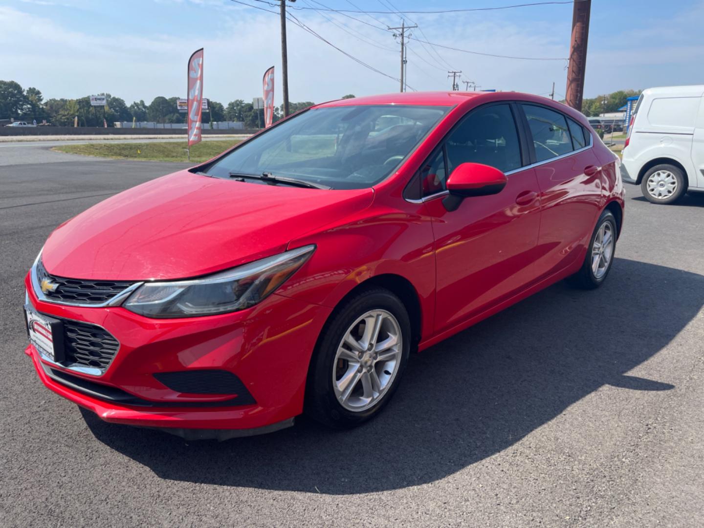 2017 Red Chevrolet Cruze (3G1BE6SM9HS) with an 4-Cyl, Turbo, 1.4 Liter engine, Automatic, 6-Spd transmission, located at 8008 Warden Rd, Sherwood, AR, 72120, (501) 801-6100, 34.830078, -92.186684 - Photo#3