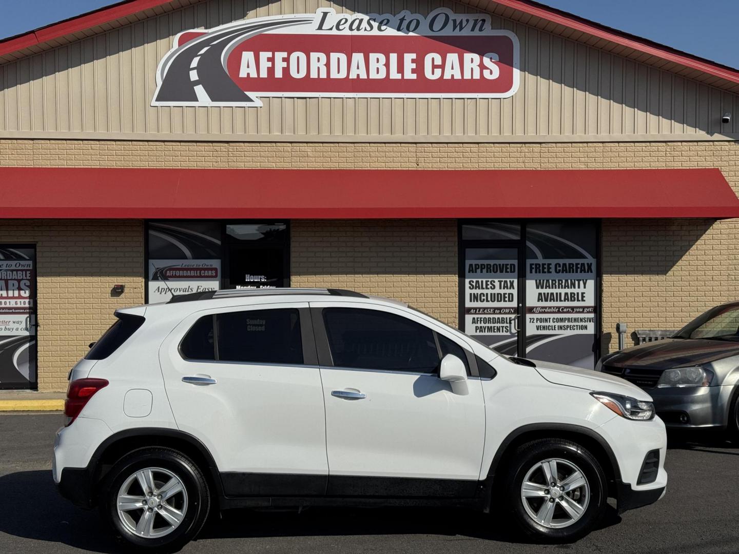 2019 White Chevrolet Trax (KL7CJLSB0KB) with an 4-Cyl, ECOTEC Turbo, 1.4L engine, Automatic, 6-Spd transmission, located at 8008 Warden Rd, Sherwood, AR, 72120, (501) 801-6100, 34.830078, -92.186684 - Photo#0