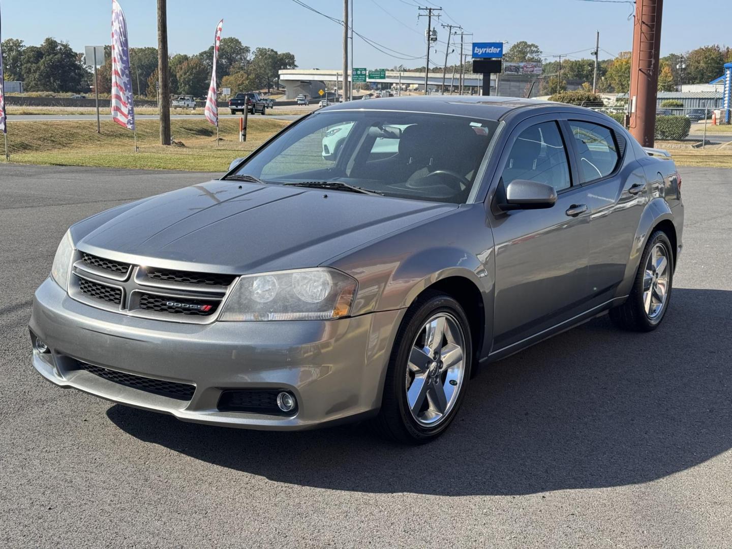 2013 Silver Dodge Avenger (1C3CDZCB9DN) with an 4-Cyl, 2.4 Liter engine, Automatic, 6-Spd w/AutoStick transmission, located at 8008 Warden Rd, Sherwood, AR, 72120, (501) 801-6100, 34.830078, -92.186684 - Photo#3