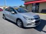 2018 Silver Chevrolet Cruze (1G1BC5SM7J7) with an 4-Cyl, Turbo, 1.4 Liter engine, Automatic, 6-Spd transmission, located at 8008 Warden Rd, Sherwood, AR, 72120, (501) 801-6100, 34.830078, -92.186684 - Photo#1