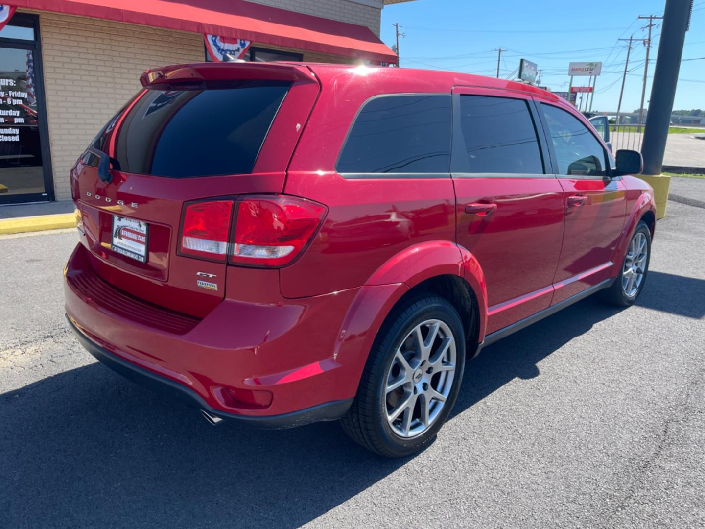 2018 Red Dodge Journey (3C4PDCEG7JT) with an V6, 3.6 Liter engine, Automatic, 6-Spd w/AutoStick transmission, located at 8008 Warden Rd, Sherwood, AR, 72120, (501) 801-6100, 34.830078, -92.186684 - Photo#6