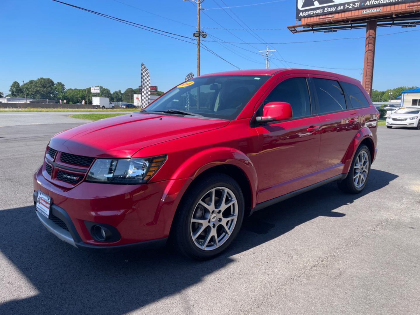 2018 Red Dodge Journey (3C4PDCEG7JT) with an V6, 3.6 Liter engine, Automatic, 6-Spd w/AutoStick transmission, located at 8008 Warden Rd, Sherwood, AR, 72120, (501) 801-6100, 34.830078, -92.186684 - Photo#3