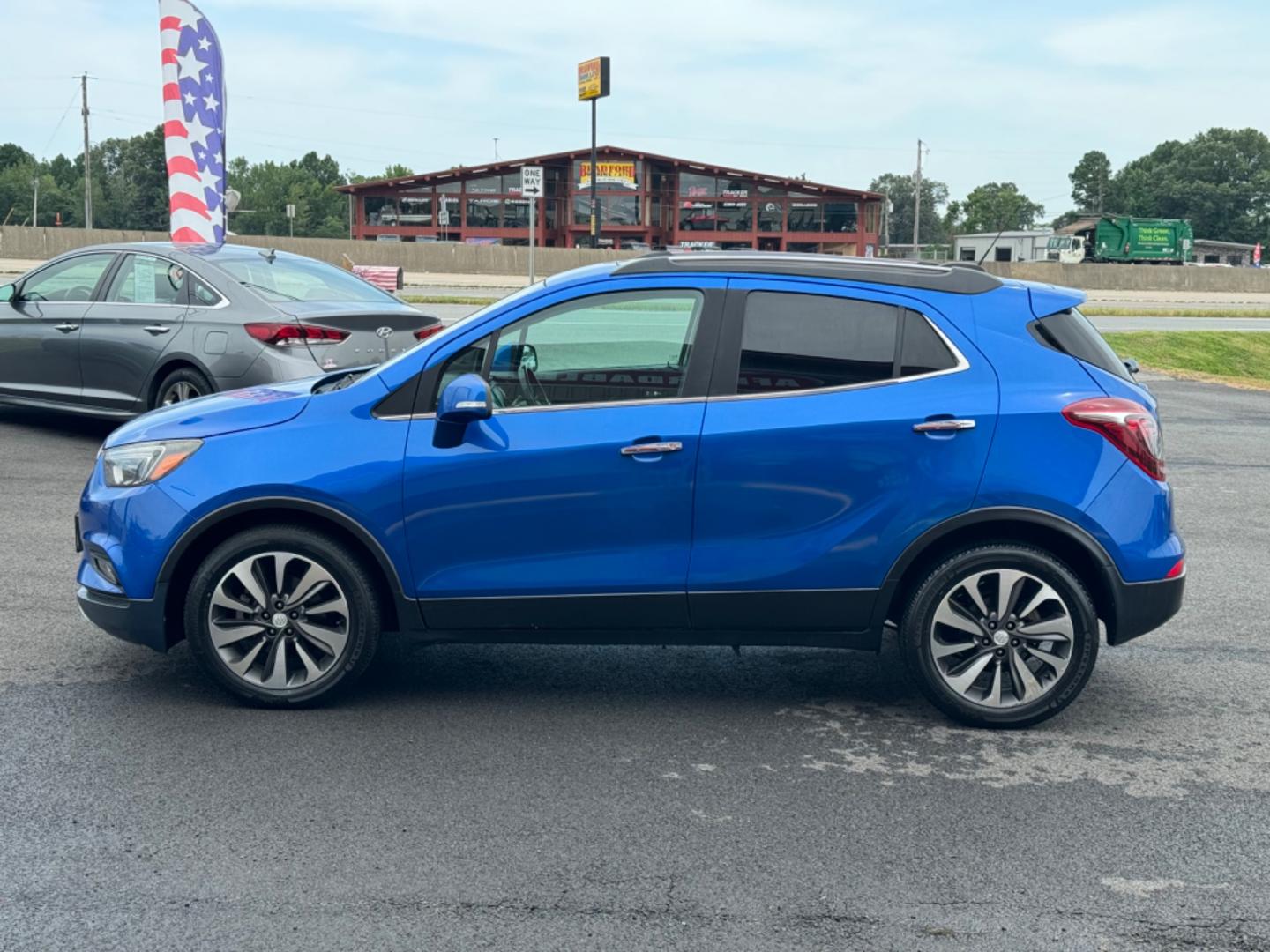 2018 Blue Buick Encore (KL4CJCSB4JB) with an 4-Cyl, Turbo, 1.4 Liter engine, Auto, 6-Spd OD ShftCtrl transmission, located at 8008 Warden Rd, Sherwood, AR, 72120, (501) 801-6100, 34.830078, -92.186684 - Photo#4