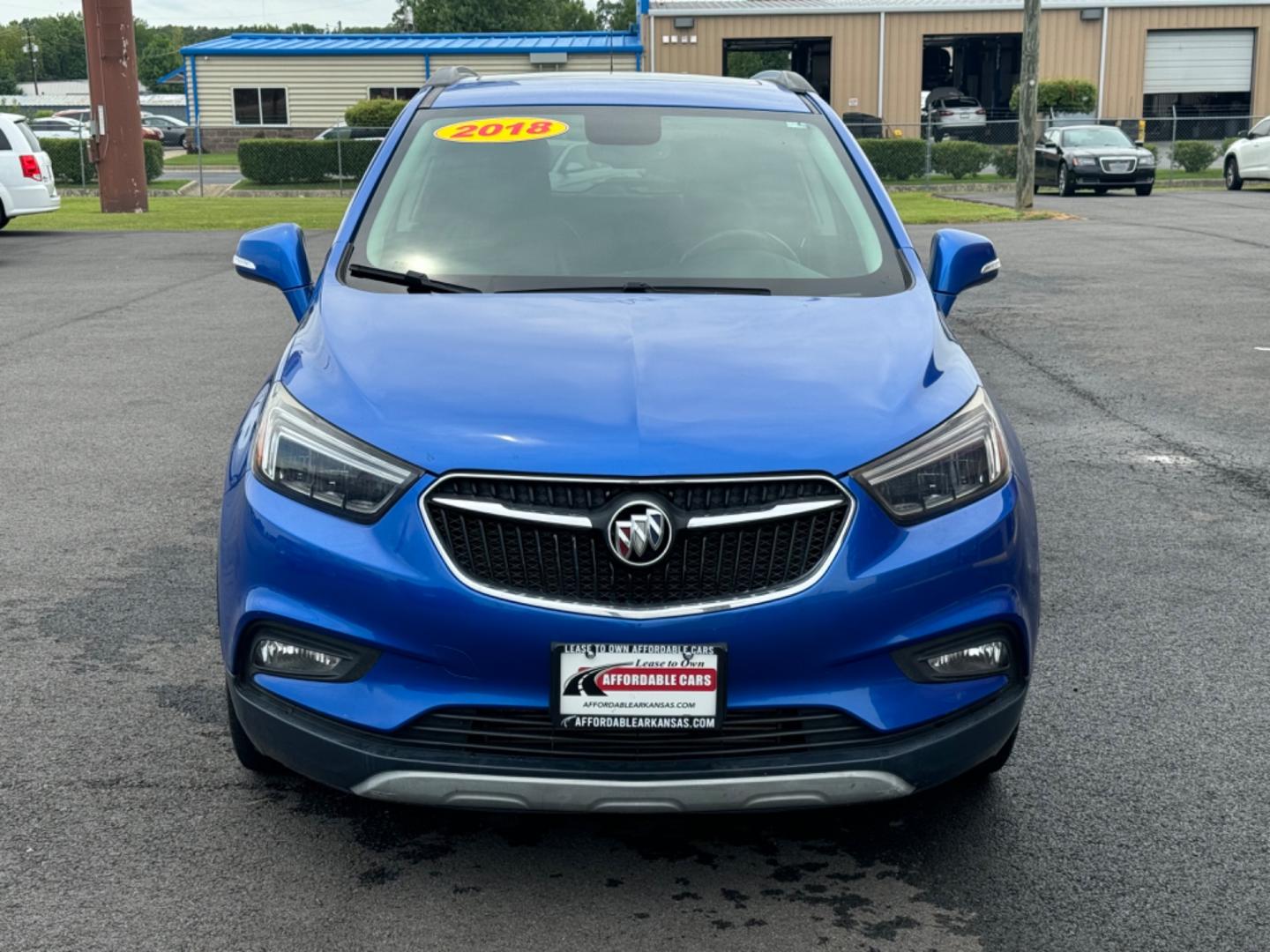 2018 Blue Buick Encore (KL4CJCSB4JB) with an 4-Cyl, Turbo, 1.4 Liter engine, Auto, 6-Spd OD ShftCtrl transmission, located at 8008 Warden Rd, Sherwood, AR, 72120, (501) 801-6100, 34.830078, -92.186684 - Photo#2