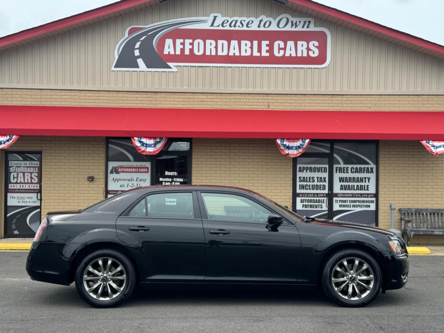 2014 Black Chrysler 300 (2C3CCAGG4EH) with an V6, 3.6 Liter engine, Automatic, 8-Spd transmission, located at 8008 Warden Rd, Sherwood, AR, 72120, (501) 801-6100, 34.830078, -92.186684 - Photo#0