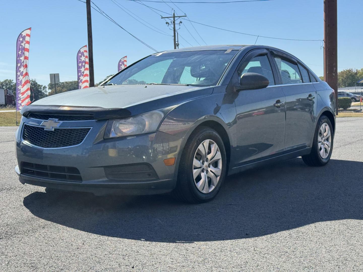 2012 Blue Chevrolet Cruze (1G1PC5SH0C7) with an 4-Cyl, 1.8 Liter engine, Automatic, 6-Spd w/Overdrive transmission, located at 8008 Warden Rd, Sherwood, AR, 72120, (501) 801-6100, 34.830078, -92.186684 - Photo#4