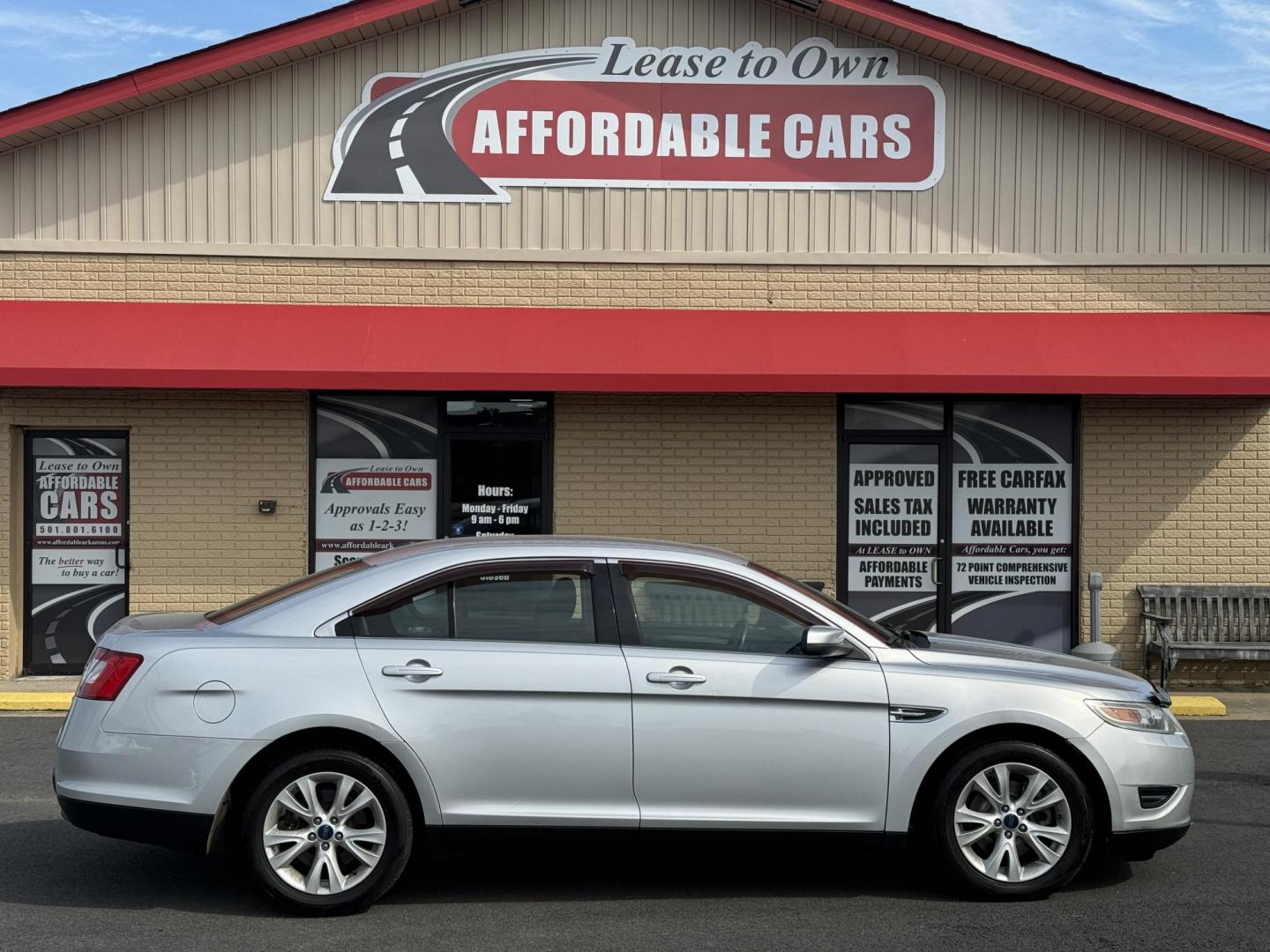 2012 Silver Ford Taurus (1FAHP2EW5CG) with an V6, 3.5 Liter engine, Automatic, 6-Spd transmission, located at 8008 Warden Rd, Sherwood, AR, 72120, (501) 801-6100, 34.830078, -92.186684 - Photo#0