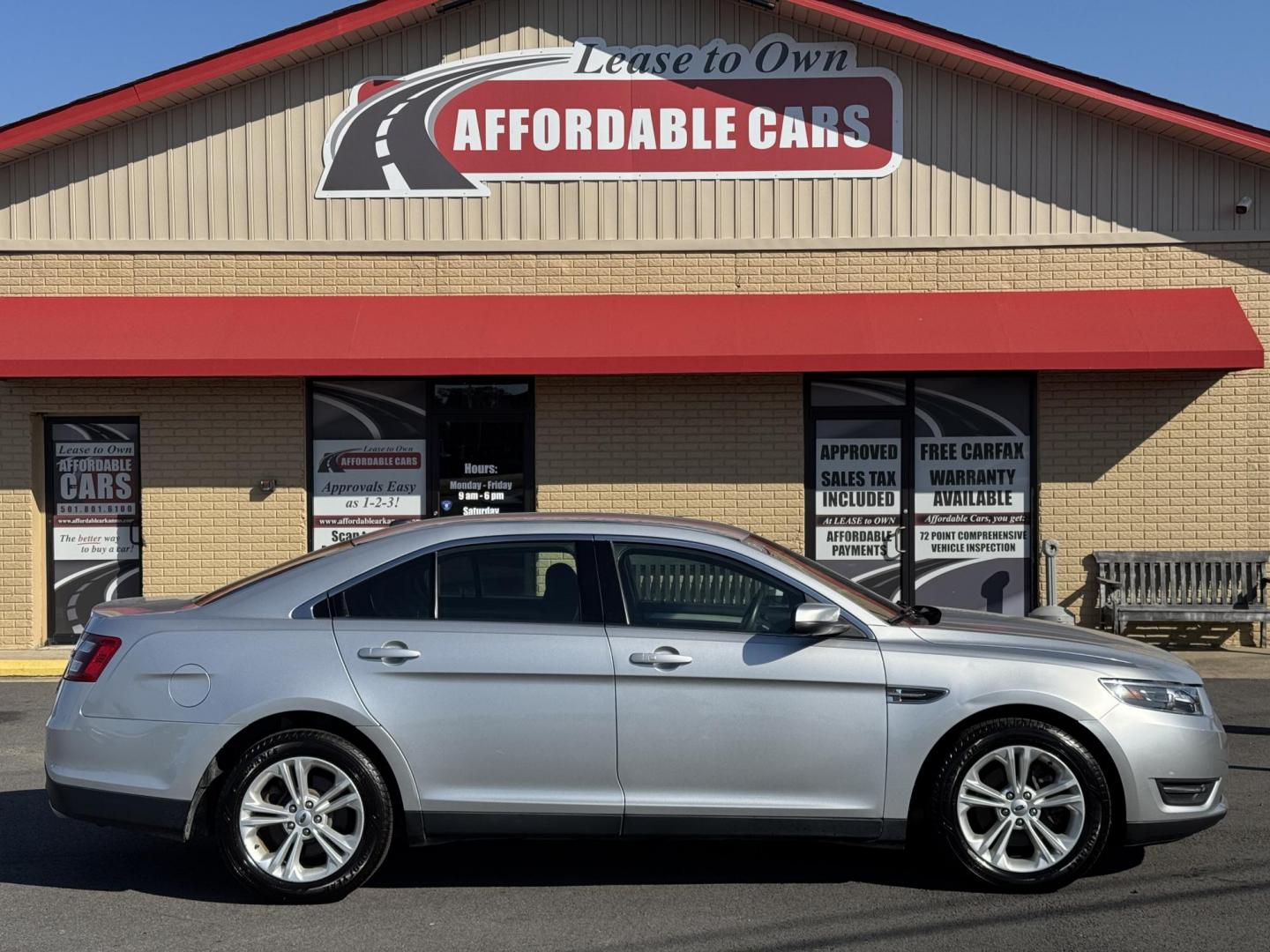 2017 Silver Ford Taurus (1FAHP2H86HG) with an V6, 3.5 Liter engine, Auto, 6-Spd w/SelShft transmission, located at 8008 Warden Rd, Sherwood, AR, 72120, (501) 801-6100, 34.830078, -92.186684 - Photo#0