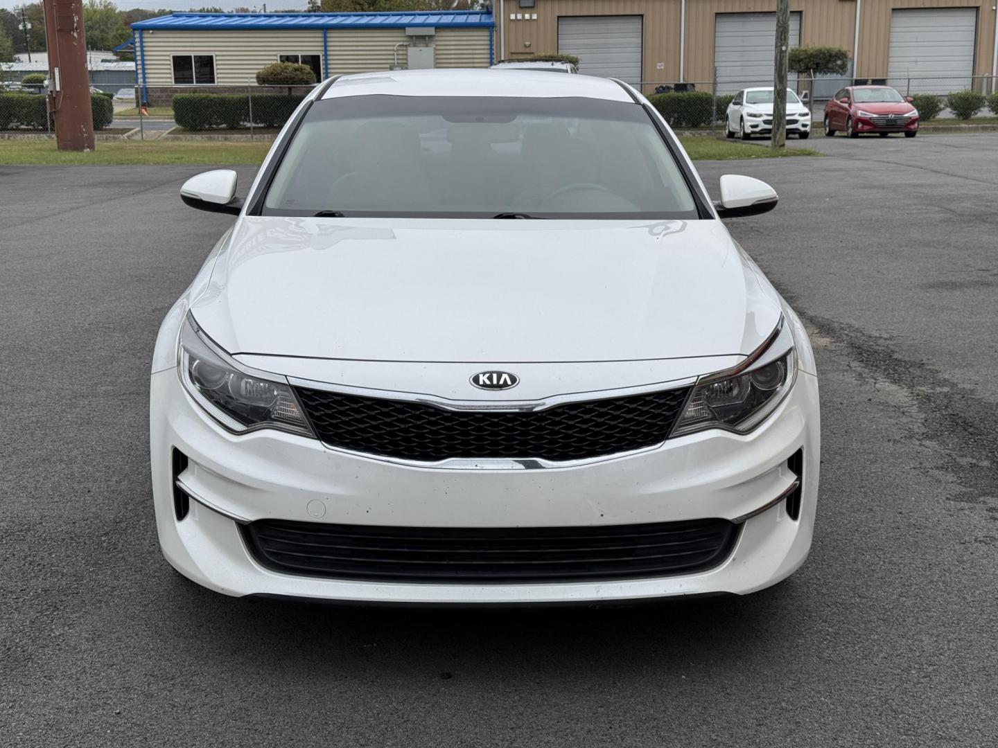 2016 White Kia Optima (KNAGT4L32G5) with an 4-Cyl, 2.4 Liter engine, Auto, 6-Spd Sportmatic transmission, located at 8008 Warden Rd, Sherwood, AR, 72120, (501) 801-6100, 34.830078, -92.186684 - Photo#1