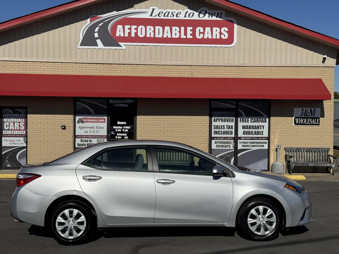 2016 Silver Toyota Corolla (5YFBURHE9GP) with an 4-Cyl, 1.8 Liter engine, Automatic, CVTi-S transmission, located at 8008 Warden Rd, Sherwood, AR, 72120, (501) 801-6100, 34.830078, -92.186684 - Photo#0